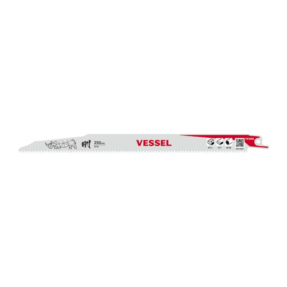 《tevc》VESSEL 日本製 剛犀拆解用 軍刀鋸片 SBR-細節圖3