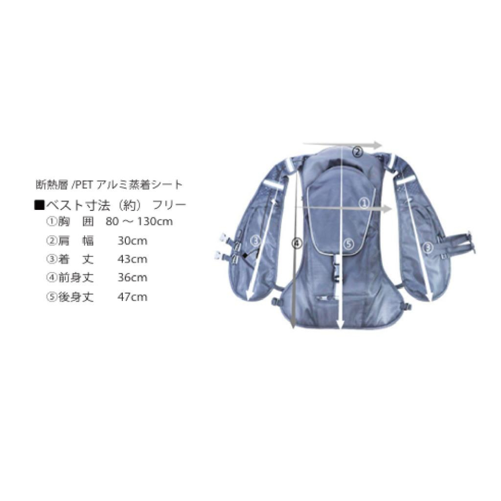 《tevc》PROMOTE 循環式水冷衣 空調服 水冷背心 涼感背心 PC-JSV01-細節圖9