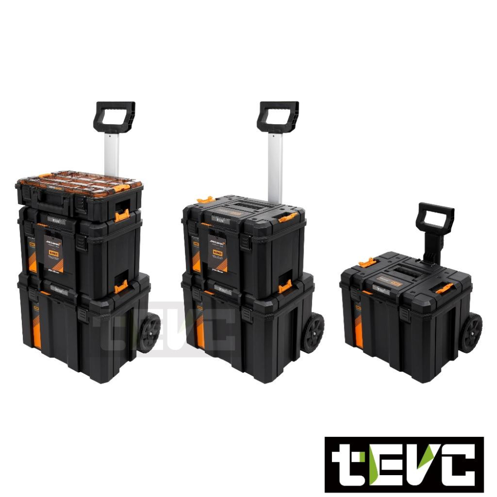 《tevc》DEWALT 得偉 麥拉倫 限量款 工具箱 變形金剛 工具箱 防水型 工具車 三件組 收納盒 收納箱 含稅-細節圖4