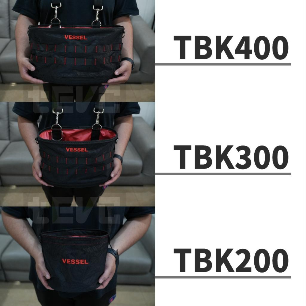 《tevc》日本 VESSEL 收納袋 工具袋 腰包 背包 電工包 工具包 收納包 可掛梯 耐磨 超厚底 掛勾 登山鉤2-細節圖3