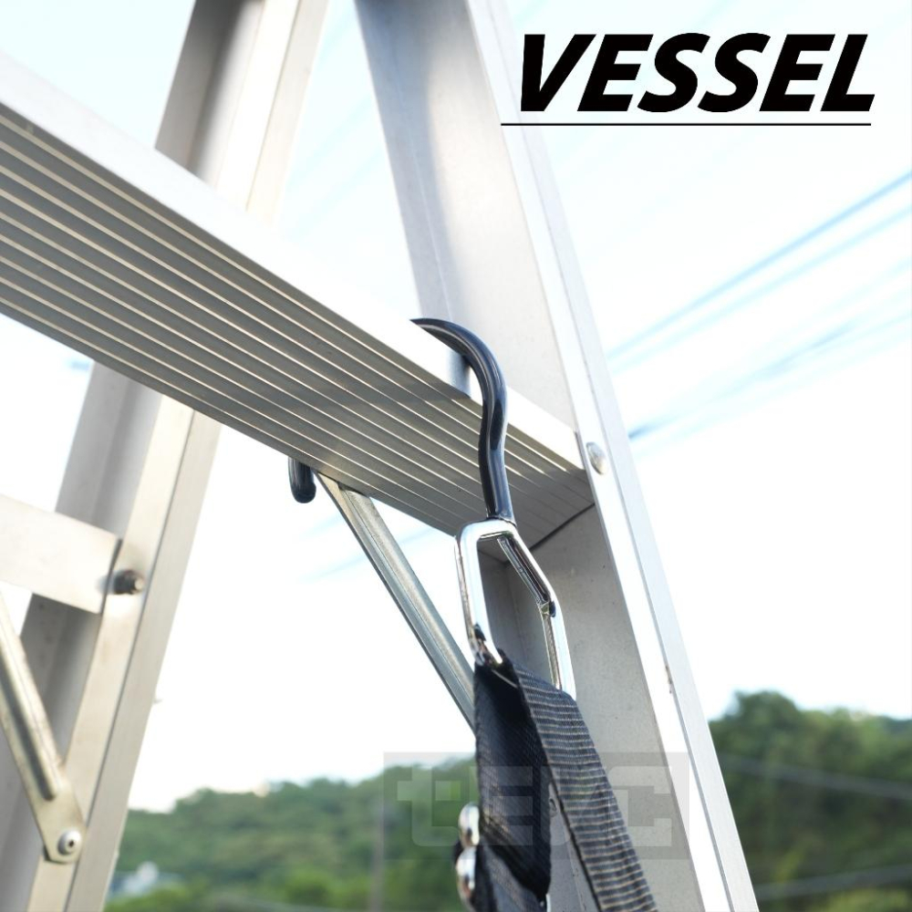 《tevc》日本 VESSEL 收納袋 工具袋 腰包 背包 電工包 工具包 收納包 可掛梯 耐磨 超厚底 掛勾 登山鉤2-細節圖6
