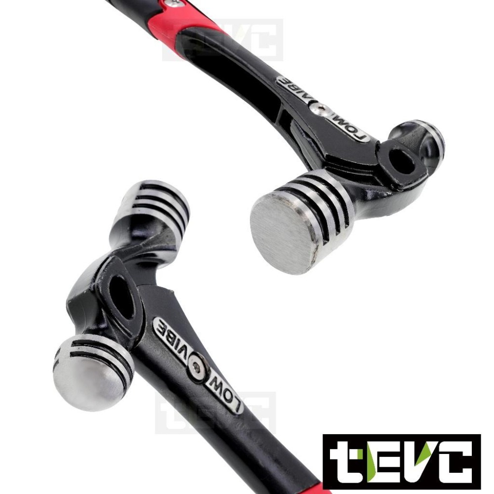 《tevc》減震鎚 鐵槌 台灣製 含稅發票 人體工學 球頭 鉗工 板金 羊角鎚 木工槌 營釘錘 鎚子 槌子 錘子 露營-細節圖8