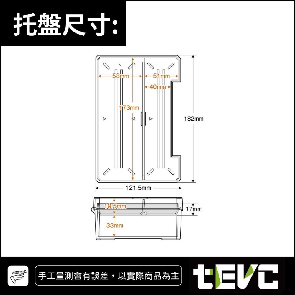 《tevc》ANEX 安耐適 日本製 耐衝擊收納盒-地球藍 ATC-L1-細節圖3