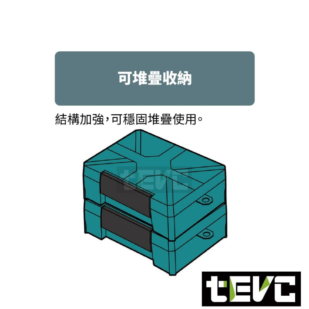 《tevc》ANEX 安耐適 日本製 耐衝擊收納盒-地球藍 ATC-L1-細節圖7