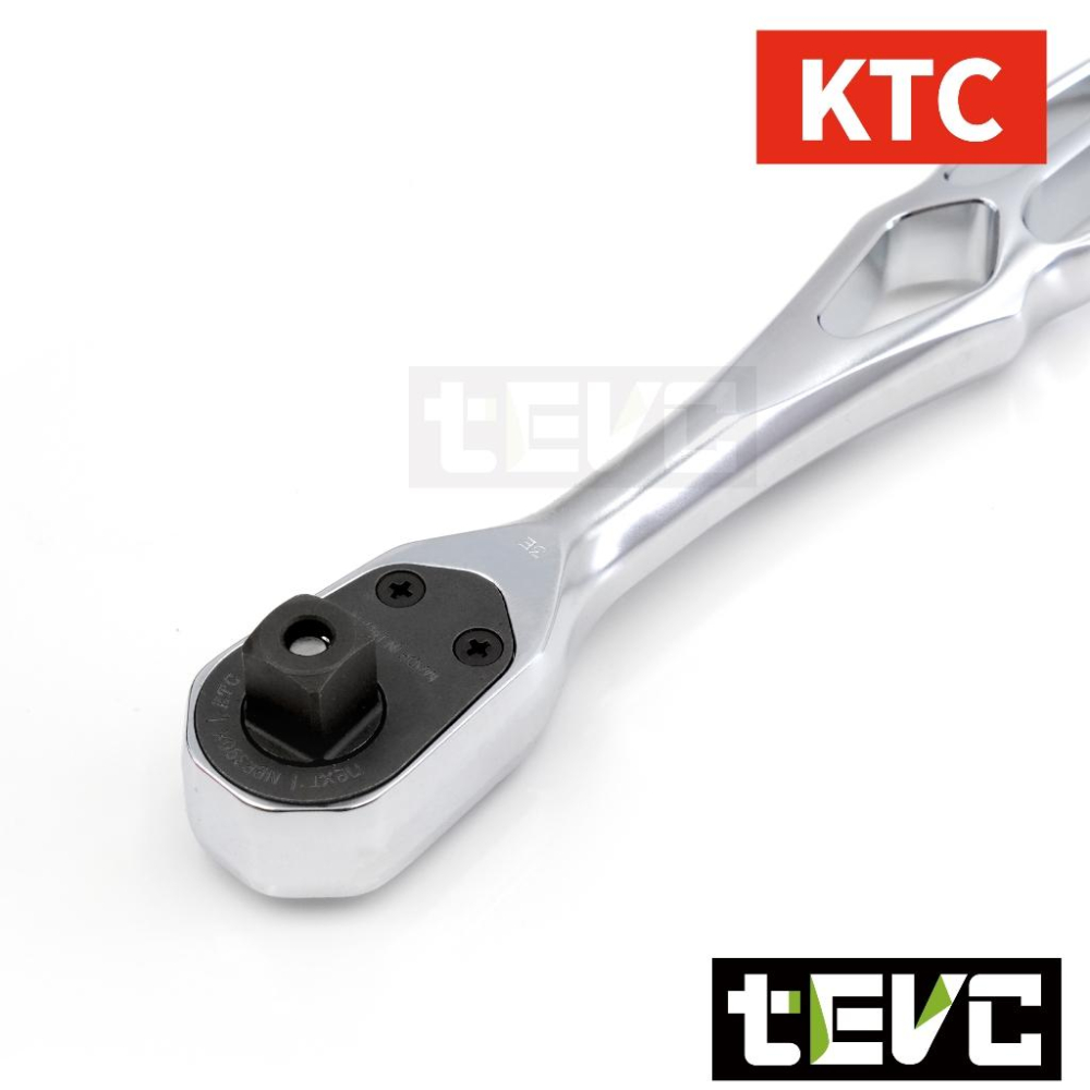 《tevc》含稅 日本製 KTC 輕量化 超綿密 90齒 京都機械 neXT 次世代 三分 棘輪扳手 NBR390X-細節圖4