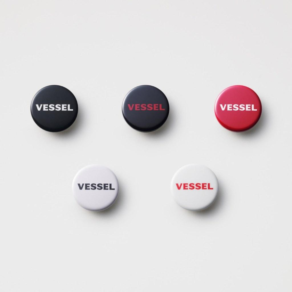 《tevc》日本 VESSEL 官網限定別針 胸章 徽章 紀念章 紀念徽章 共5款 可選-細節圖2
