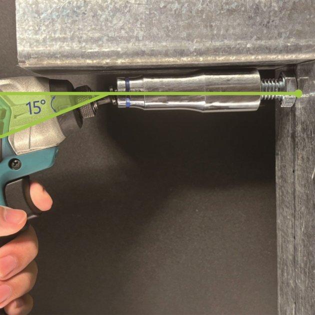 《tevc》日本 VESSEL 剛鍛首振 WSA搖頭系列 12角型 15度 搖頭套筒 六角柄 套筒 電動起子 耐衝擊-細節圖7