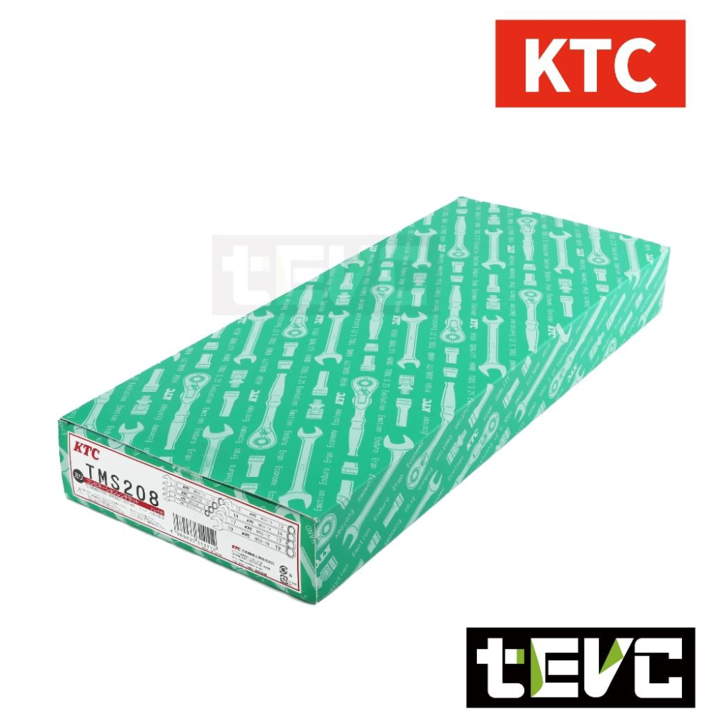 《tevc》含稅 現貨 日本 KTC 入門款 梅開扳手 8件組 開口扳手 梅花開口板手 複合扳手 開口 梅花 板手 扳手-細節圖4