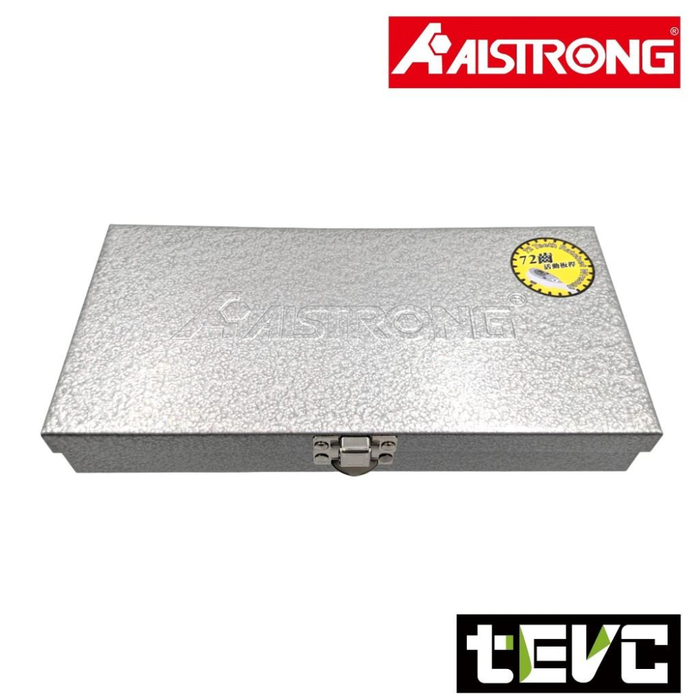 《tevc》台灣發票 ALSTRONG 藍帶套筒21件組 3/8 3021G-BL 3分 套筒 72齒 棘輪 板手 起子-細節圖6