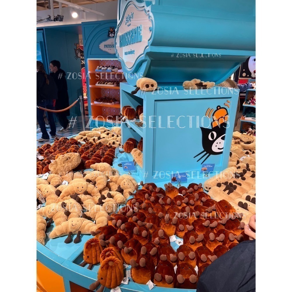 🇫🇷 Jellycat 法國限定&特色甜點可麗露 心型蝴蝶酥 瑪德蓮 法式甜點 草莓塔 跑咖娃娃-細節圖5