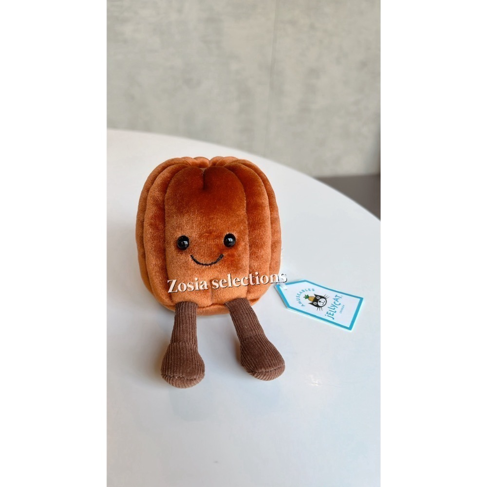 🇫🇷 Jellycat 法國限定&特色甜點可麗露 心型蝴蝶酥 瑪德蓮 法式甜點 草莓塔 跑咖娃娃-規格圖6