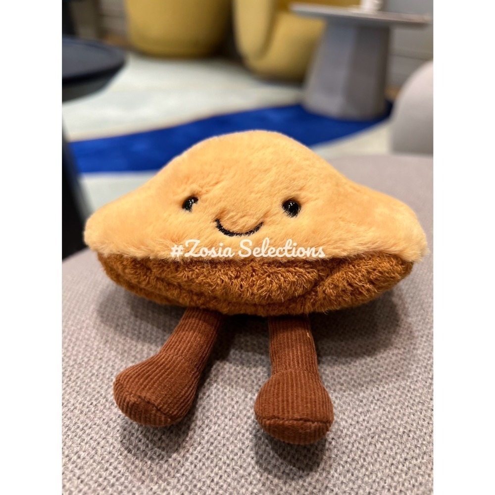 🇫🇷 Jellycat 法國限定&特色甜點可麗露 心型蝴蝶酥 瑪德蓮 法式甜點 草莓塔 跑咖娃娃-規格圖6