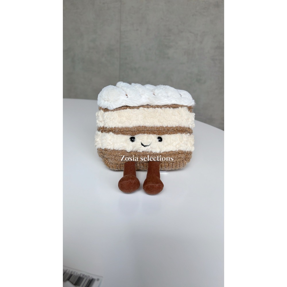 🇫🇷 Jellycat 法國限定&特色甜點可麗露 心型蝴蝶酥 瑪德蓮 法式甜點 草莓塔 跑咖娃娃-規格圖6