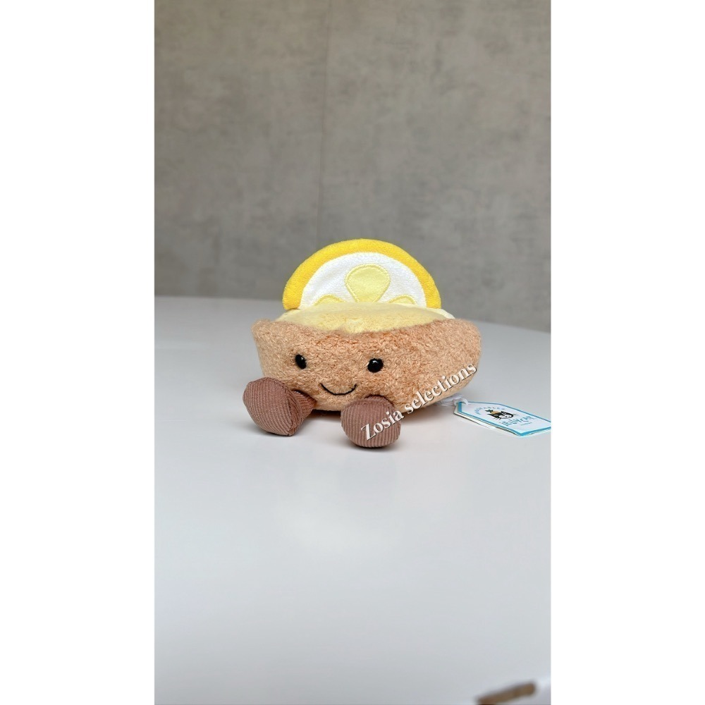 🇫🇷 Jellycat 法國限定&特色甜點可麗露 心型蝴蝶酥 瑪德蓮 法式甜點 草莓塔 跑咖娃娃-規格圖6