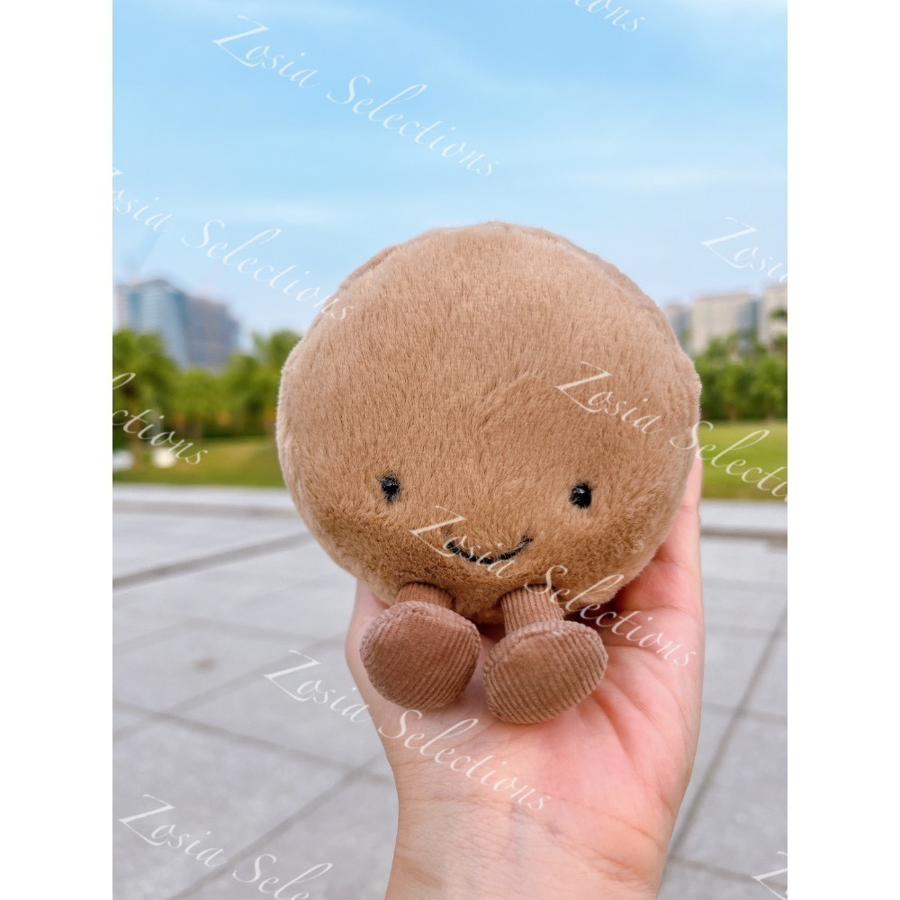 🇫🇷 Jellycat 法國限定&特色甜點可麗露 心型蝴蝶酥 瑪德蓮 法式甜點 草莓塔 跑咖娃娃-規格圖6