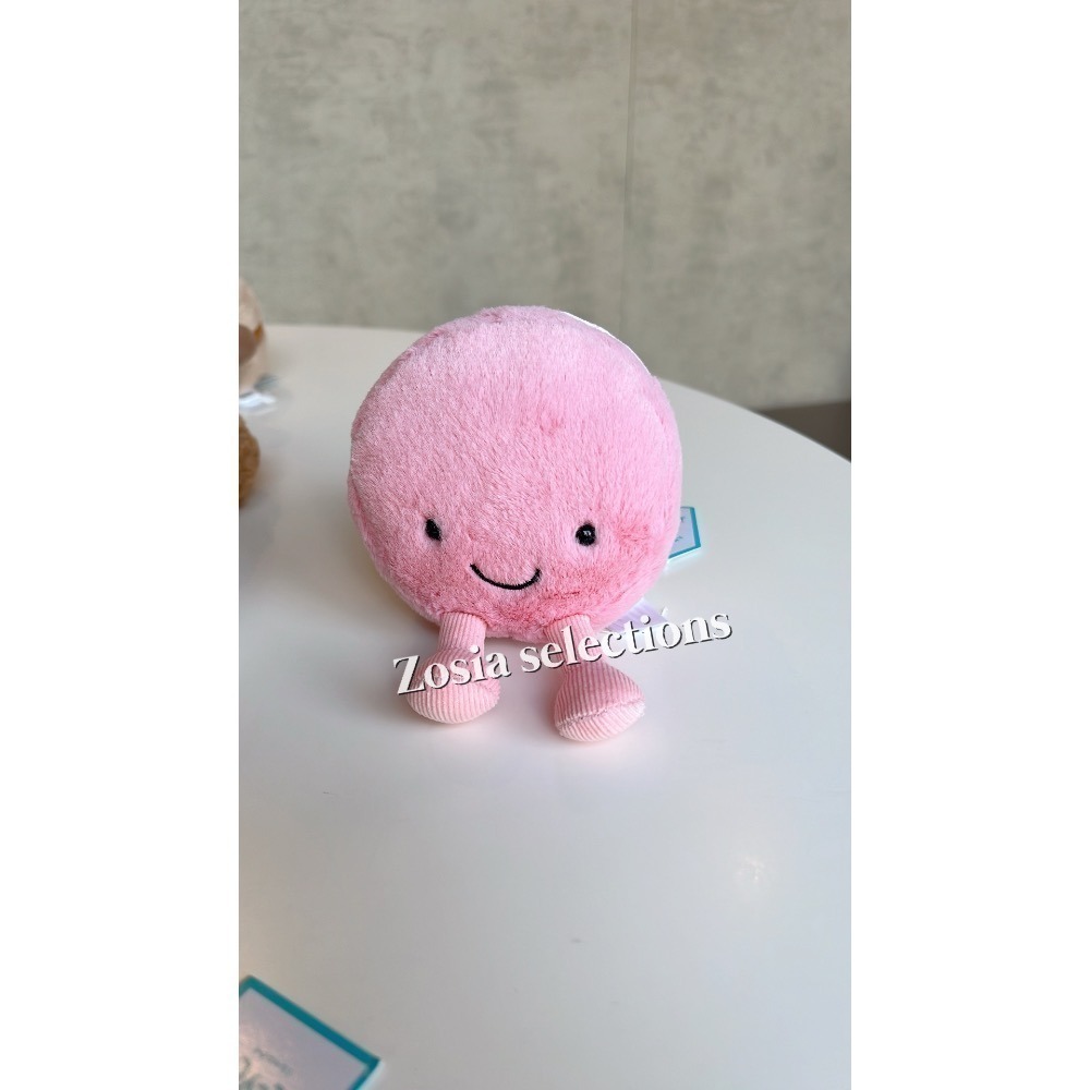 🇫🇷 Jellycat 法國限定&特色甜點可麗露 心型蝴蝶酥 瑪德蓮 法式甜點 草莓塔 跑咖娃娃-規格圖6