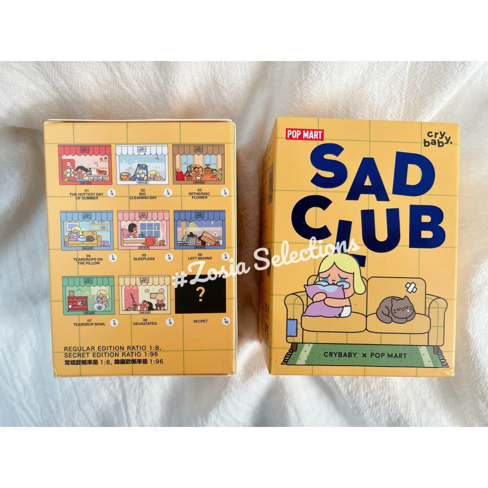 🇫🇷法國購入 Crybaby sad club系列場景盲盒 Pop Mart 泡泡瑪特 Crybaby盲盒-細節圖3