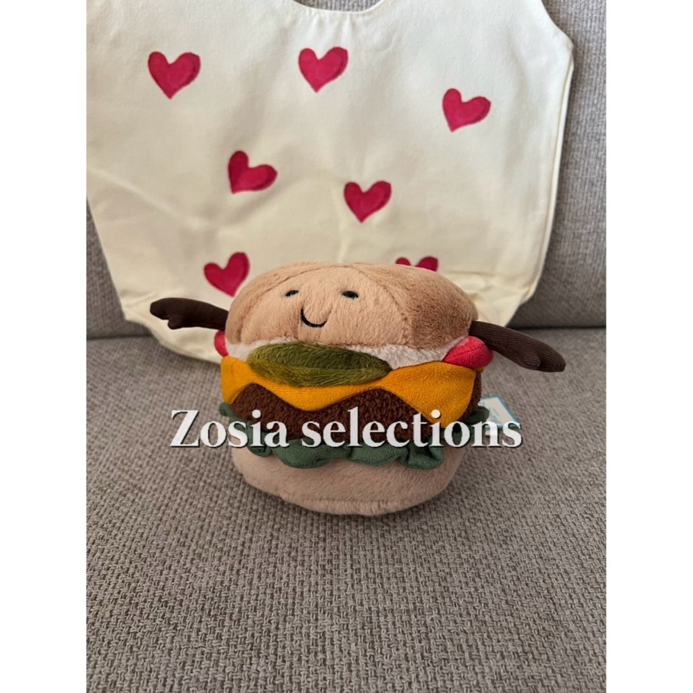 🇫🇷法國直送 Jellycat Amuseables Burger 美式漢堡 美式餐飲 娃娃玩偶-細節圖3