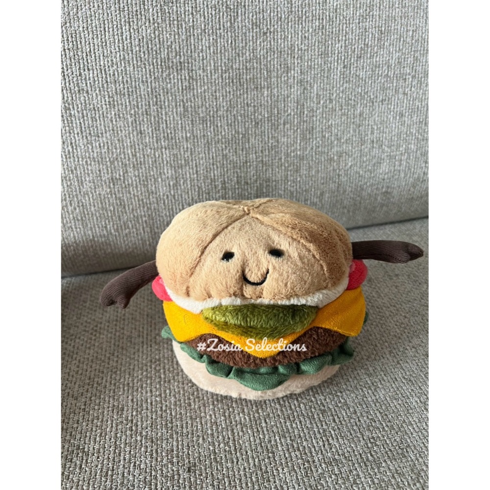 🇫🇷法國直送 Jellycat Amuseables Burger 美式漢堡 美式餐飲 娃娃玩偶-細節圖4