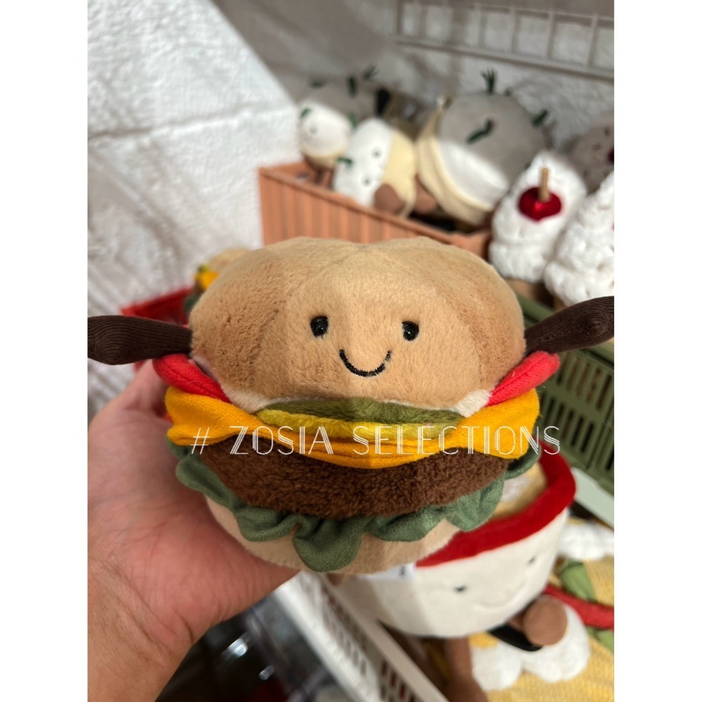 🇫🇷法國直送 Jellycat Amuseables Burger 美式漢堡 美式餐飲 娃娃玩偶-規格圖5