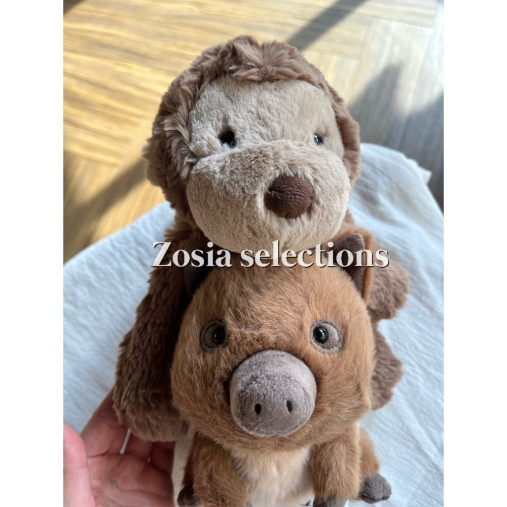 🇫🇷法國直送 Jellycat Smudge Monkey 趴趴猴 淘氣猴子 猴子玩偶 填充玩具-細節圖8