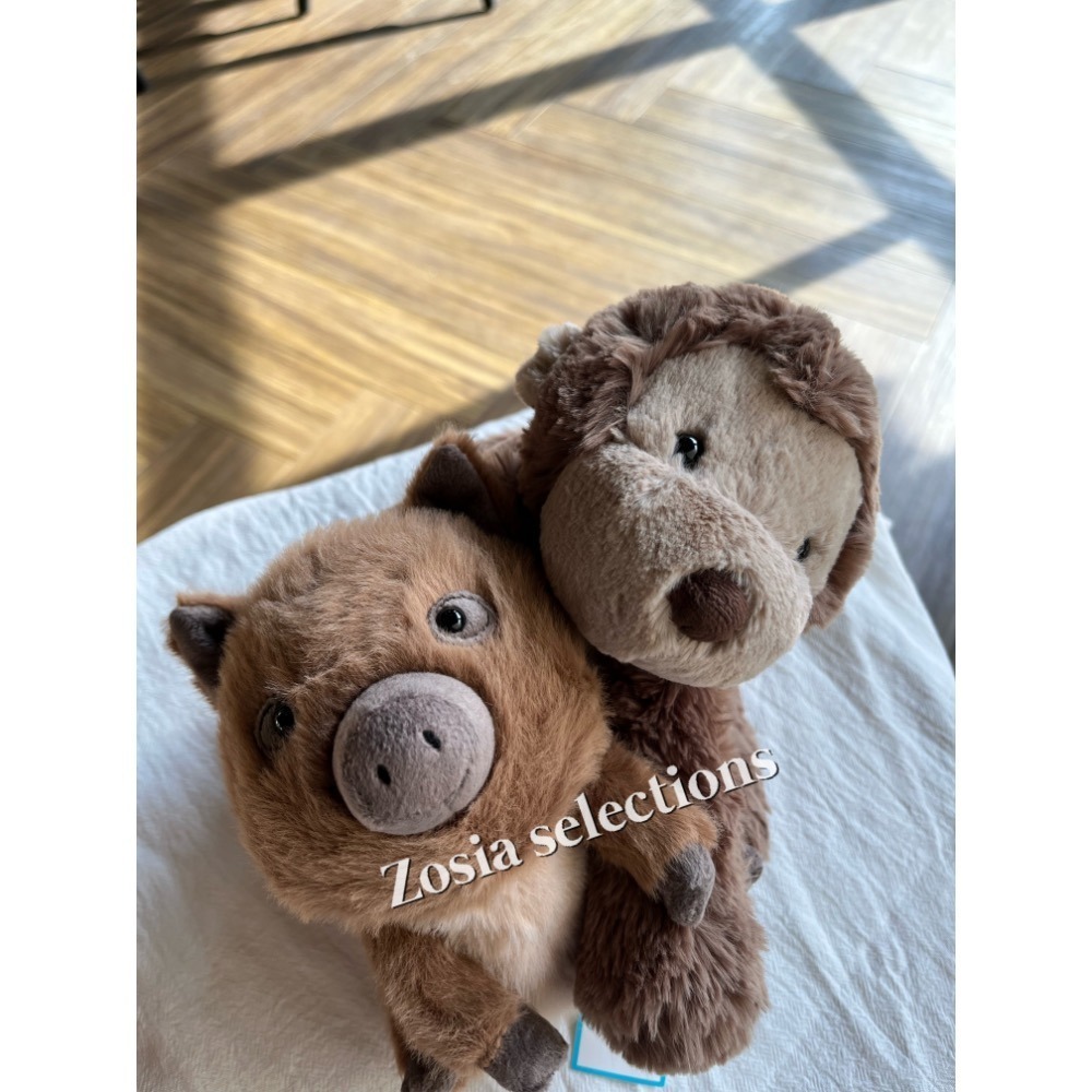 🇫🇷法國直送 Jellycat Smudge Monkey 趴趴猴 淘氣猴子 猴子玩偶 填充玩具-細節圖10