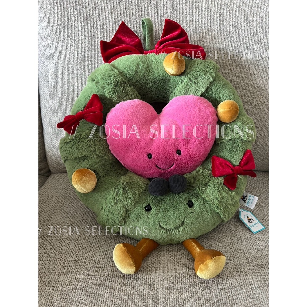 🇫🇷法國直送 Jellycat 愛心Amuseables Red/Pink Heart 退休款 心型娃娃 娃娃玩偶-細節圖6