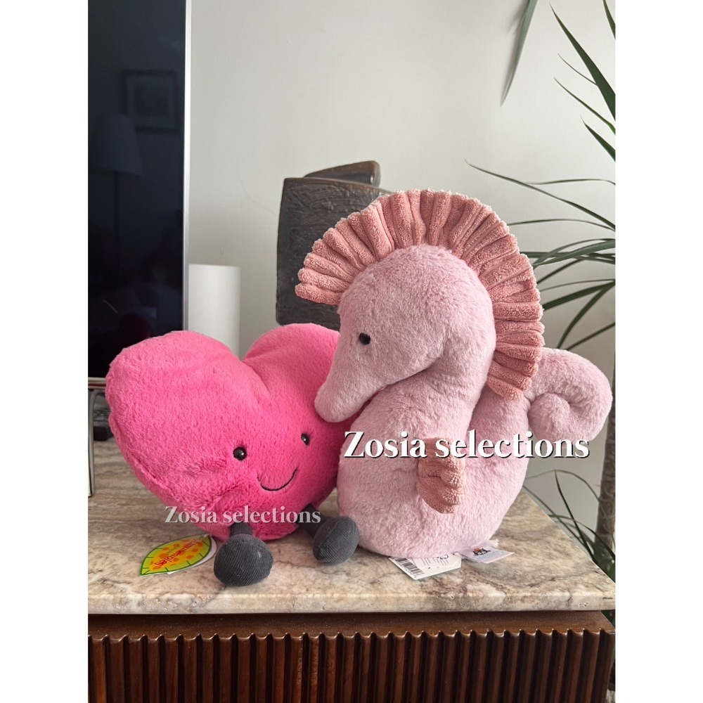 🇫🇷法國直送 Jellycat 愛心Amuseables Red/Pink Heart 退休款 心型娃娃 娃娃玩偶-細節圖8