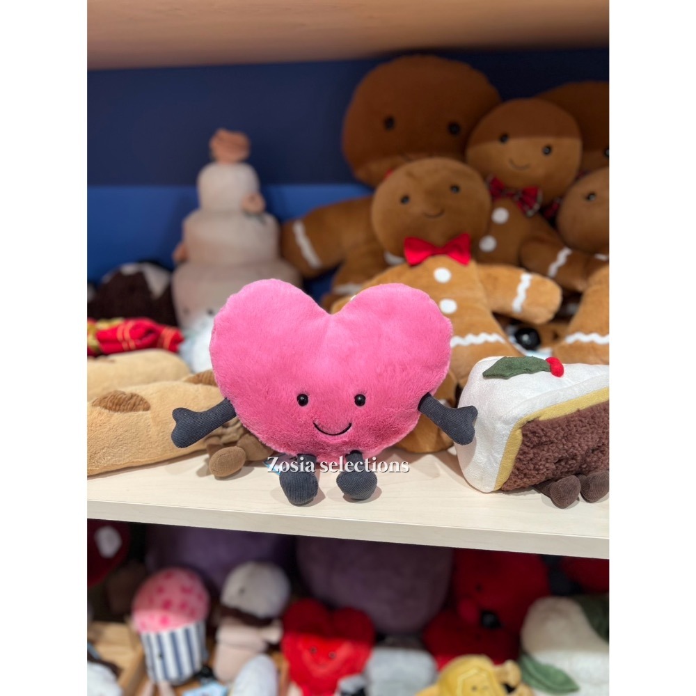🇫🇷法國直送 Jellycat 愛心Amuseables Red/Pink Heart 退休款 心型娃娃 娃娃玩偶-細節圖10