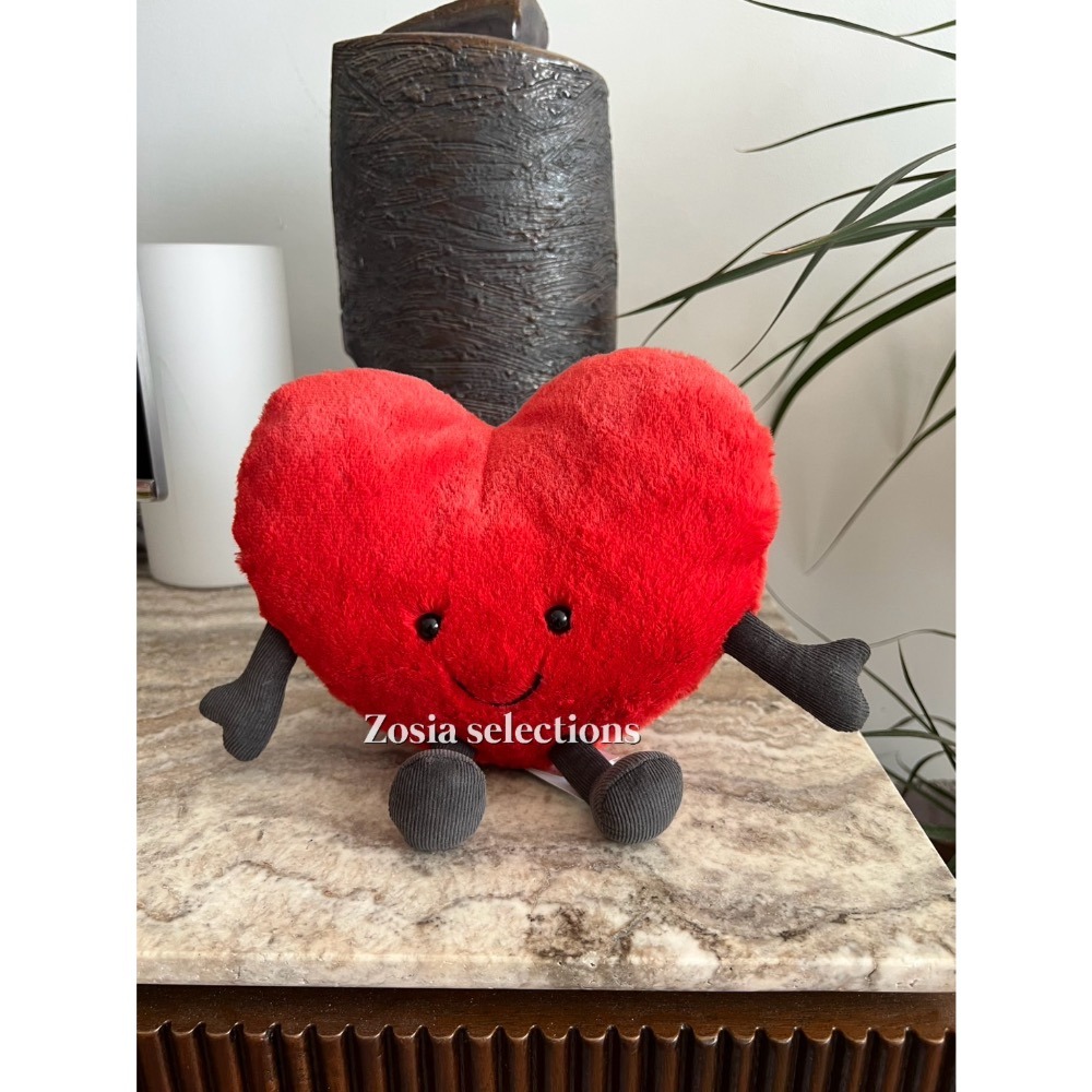 🇫🇷法國直送 Jellycat 愛心Amuseables Red/Pink Heart 退休款 心型娃娃 娃娃玩偶-規格圖10