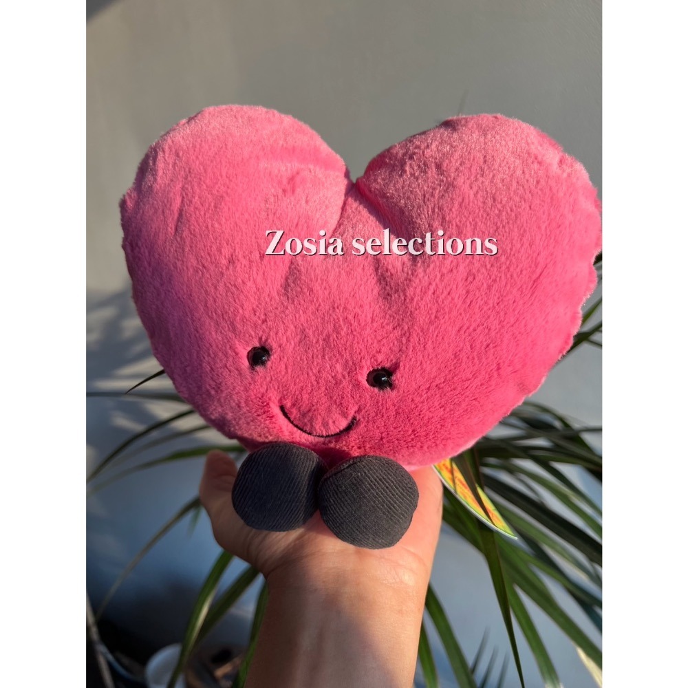 🇫🇷法國直送 Jellycat 愛心Amuseables Red/Pink Heart 退休款 心型娃娃 娃娃玩偶-規格圖10