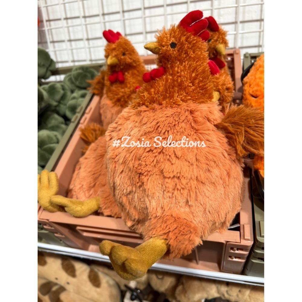 🇫🇷法國直送 Jellycat 雞玩偶 Cecile Chicken 母雞 雞娃娃 動物娃娃-細節圖2