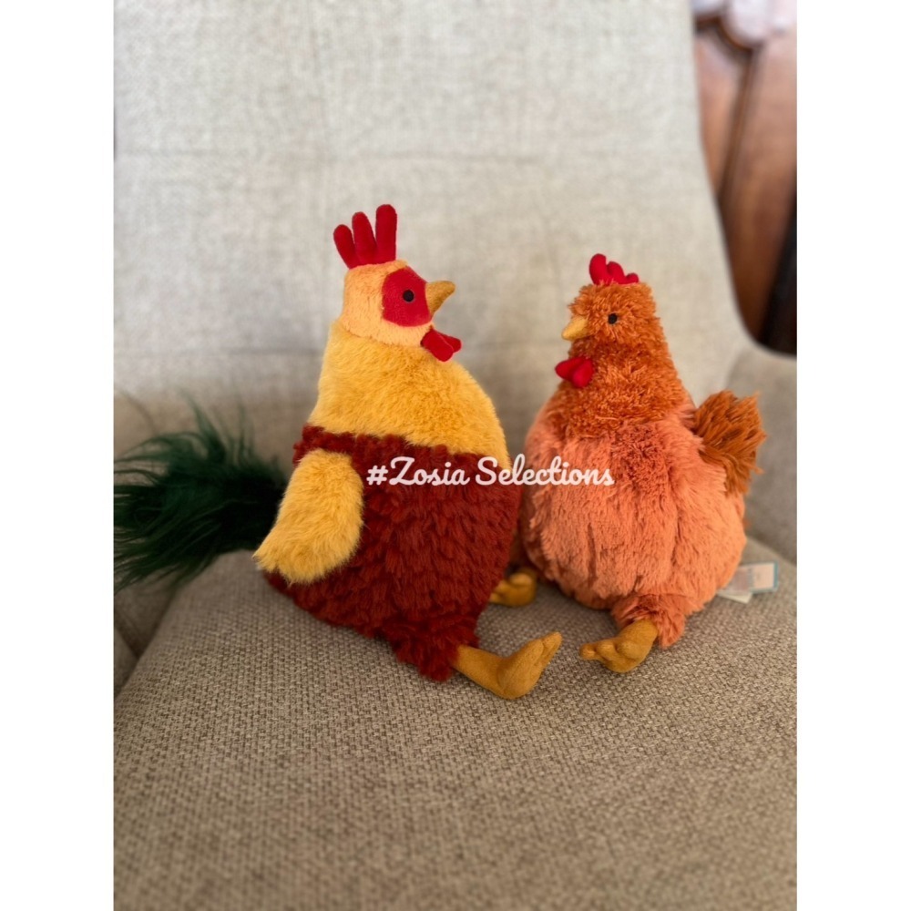 🇫🇷法國直送 Jellycat 雞玩偶 Cecile Chicken 母雞 雞娃娃 動物娃娃-細節圖3