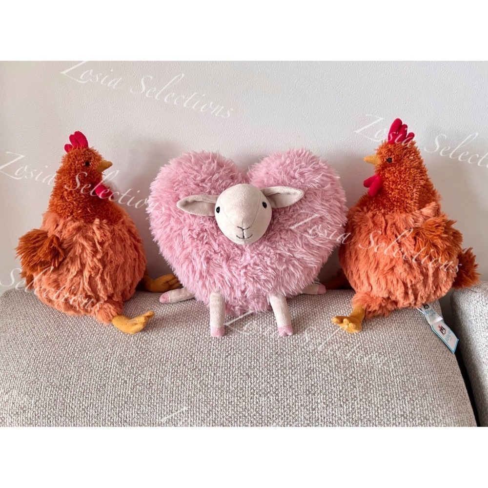 🇫🇷法國直送 Jellycat 雞玩偶 Cecile Chicken 母雞 雞娃娃 動物娃娃-細節圖4