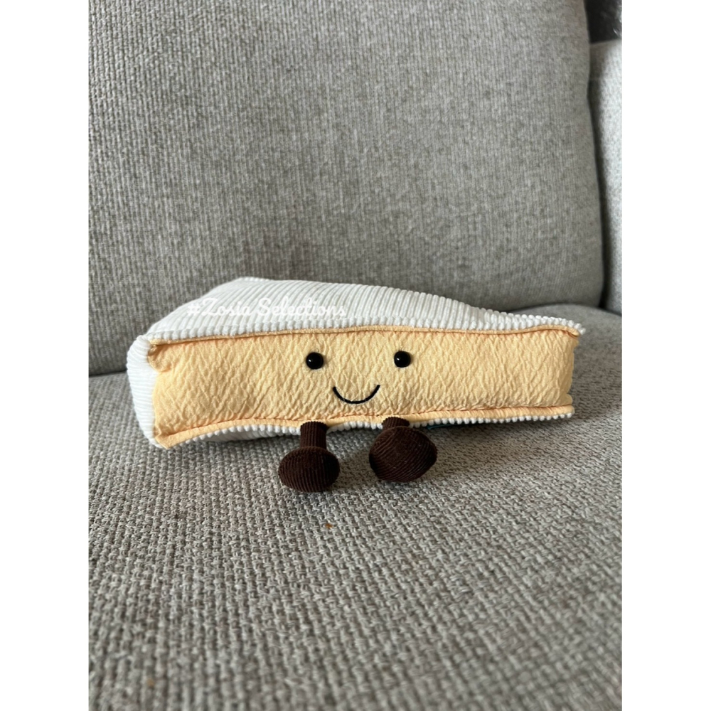🇫🇷法國直送 Jellycat  Amuseables Brie 布里起司 Cheese 起司娃娃玩偶-細節圖3