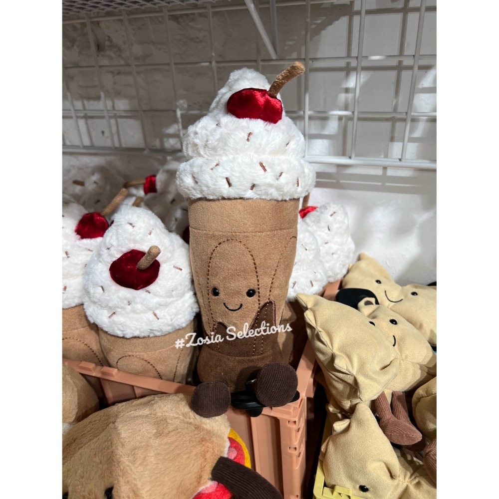 🇫🇷法國直送 Jellycat 巧克力奶昔 Amuseables Chocolate Milkshake 飲料娃娃-規格圖1