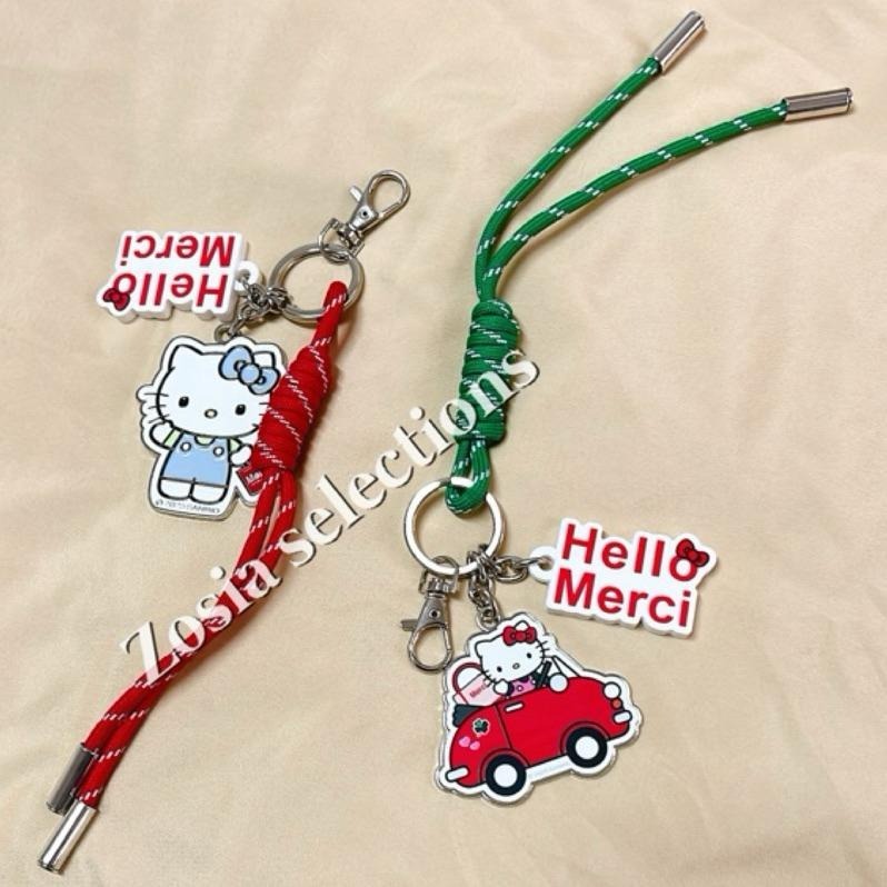 🇫🇷法國限定  Hello Kitty 鑰匙圈 吊飾 Hello Kitty x Merci 限定聯名鑰匙圈-細節圖3