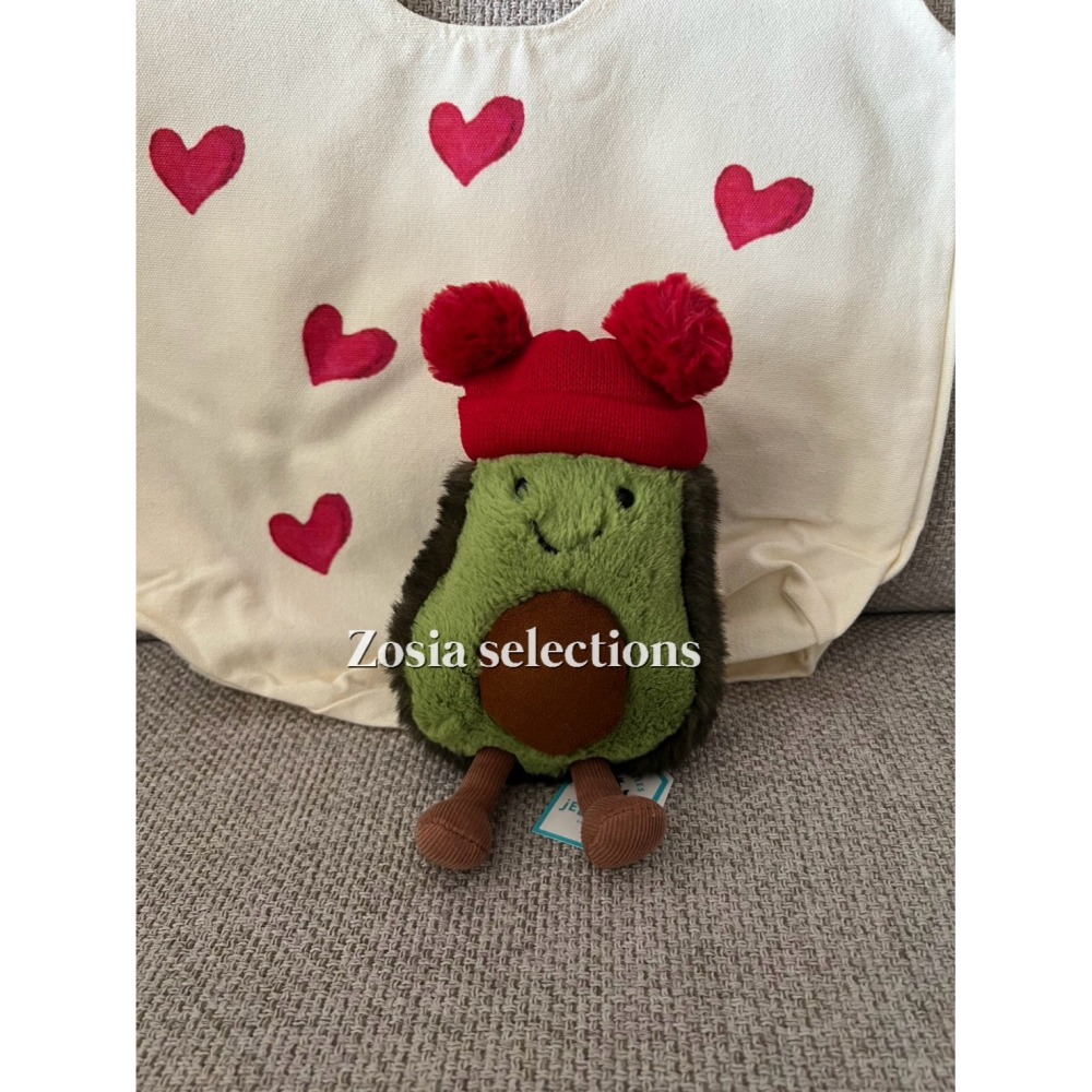 🇫🇷法國直送 Jellycat  Amuseables Bobble Avocado 毛帽酪梨 娃娃 退休款 絕版-細節圖2