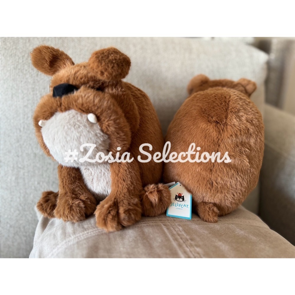 🇫🇷法國直送 Jellycat Derreck dog 面惡心善的德瑞克狗狗 英國鬥牛犬娃娃 狗狗玩偶-細節圖2