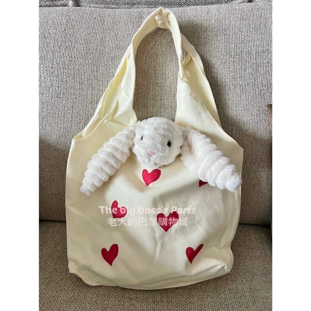 🇫🇷巴黎咖啡店❤️ Sevenly heart 手提袋 側背包 小愛心圖案包包 小浪漫風格包包-細節圖3