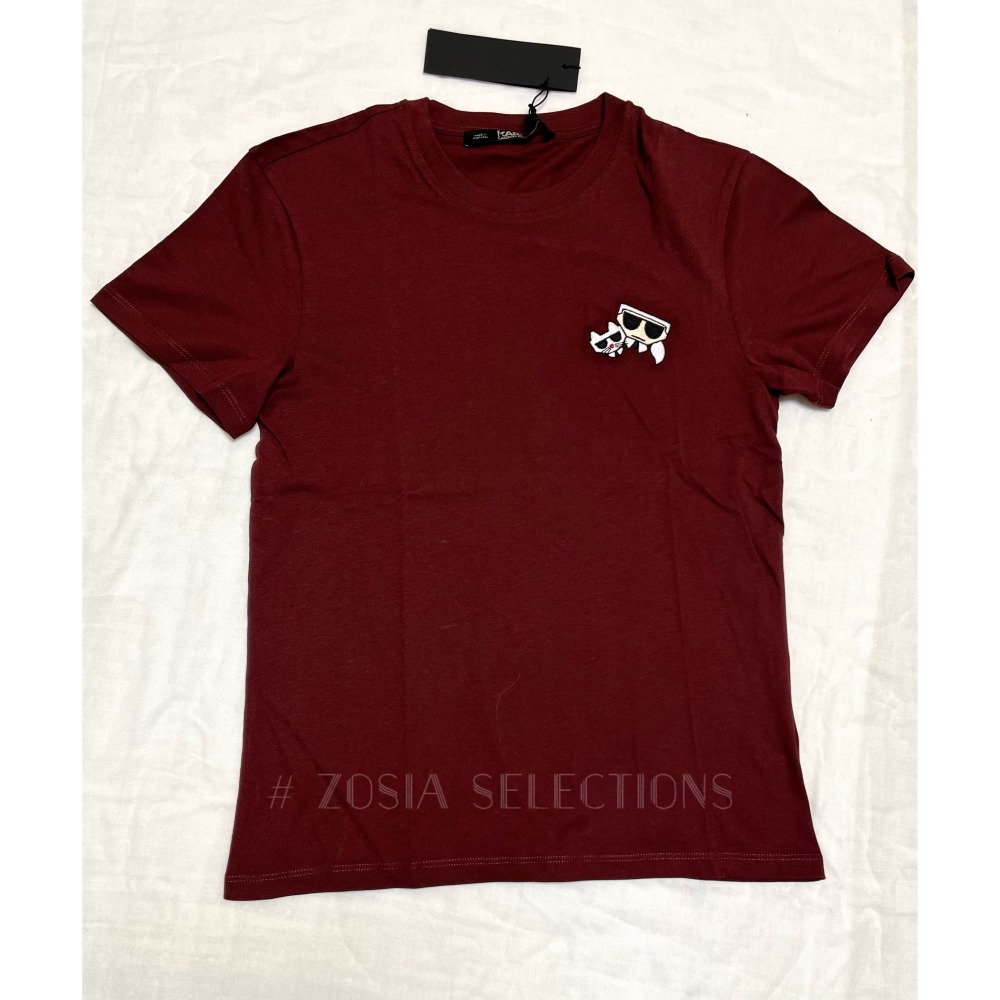 🇫🇷法國直送 Karl出清 女款 老佛爺&貓咪布標 短袖上衣 T恤 卡爾Karl 250621-細節圖4