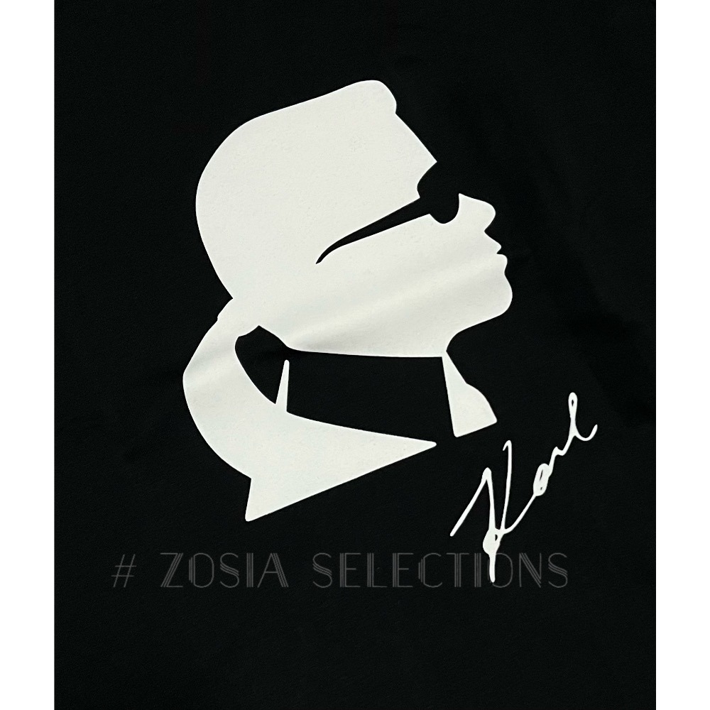 🇫🇷法國直送 Karl出清 女款 卡爾側臉 短袖上衣 T恤 卡爾Karl 老佛爺 250621-細節圖4