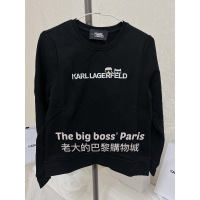 🇫🇷法國- Karl卡爾  正品出清 女款字母長袖毛巾底上衣 歐洲精品品牌 260110-1