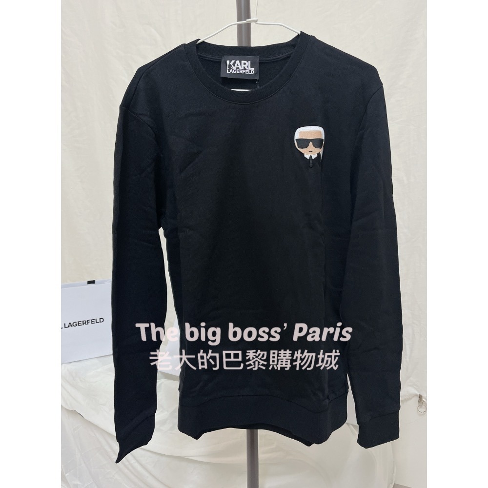 🇫🇷法國- Karl卡爾  正品出清 男款長袖刷毛上衣 卡爾 老佛爺上衣 260110-2-細節圖3