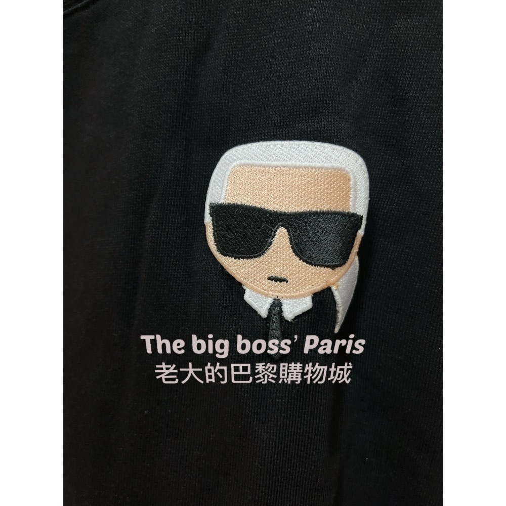 🇫🇷法國- Karl卡爾  正品出清 男款長袖刷毛上衣 卡爾 老佛爺上衣 260110-2-細節圖2
