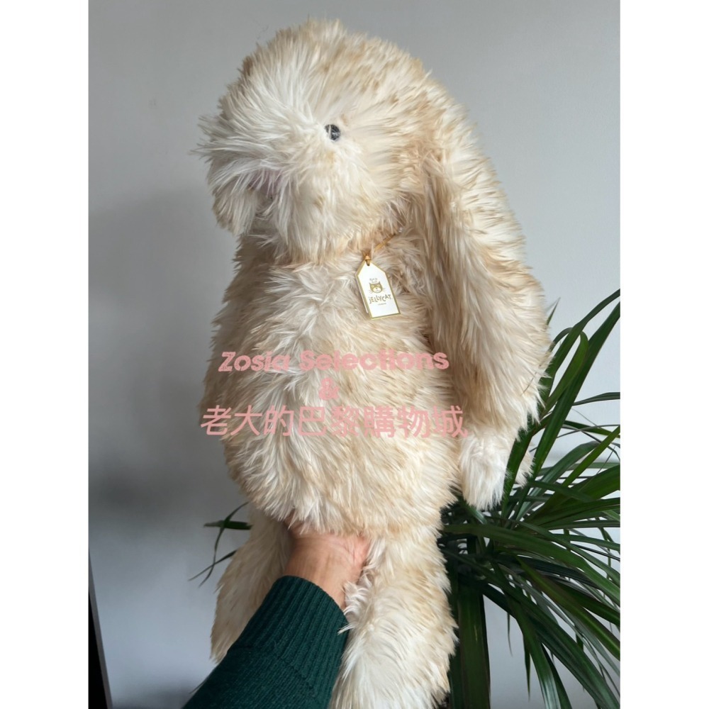 🇫🇷法國直送 Jellycat ✨金標_潦草兔 51cm Springlowe Luxe Bunny 兔子娃娃-細節圖4