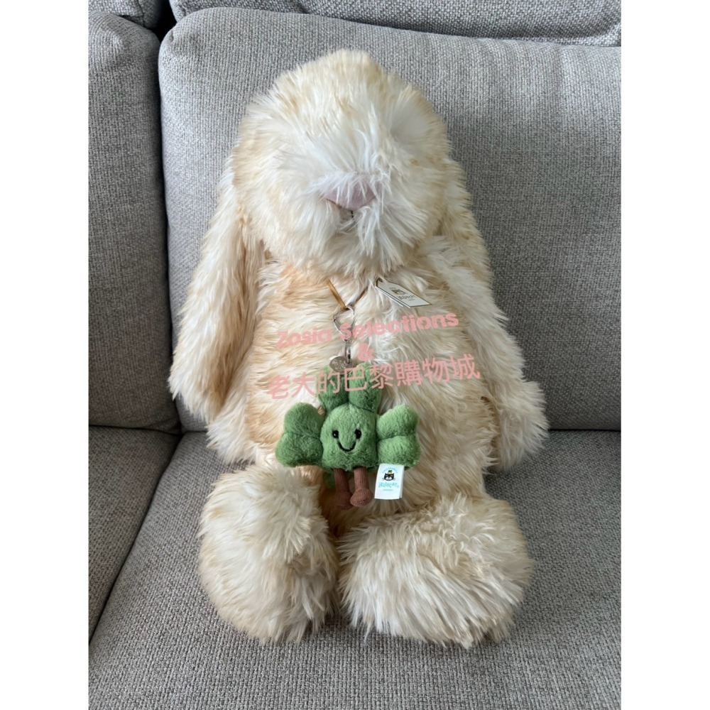 🇫🇷法國直送 Jellycat ✨金標_潦草兔 51cm Springlowe Luxe Bunny 兔子娃娃-細節圖5