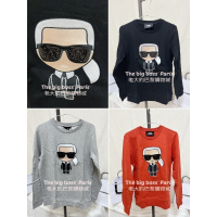 🇫🇷法國- Karl 卡爾  正品出清 三色 黑色亮片墨鏡 女款長袖刷毛上衣 老佛爺 260110-1