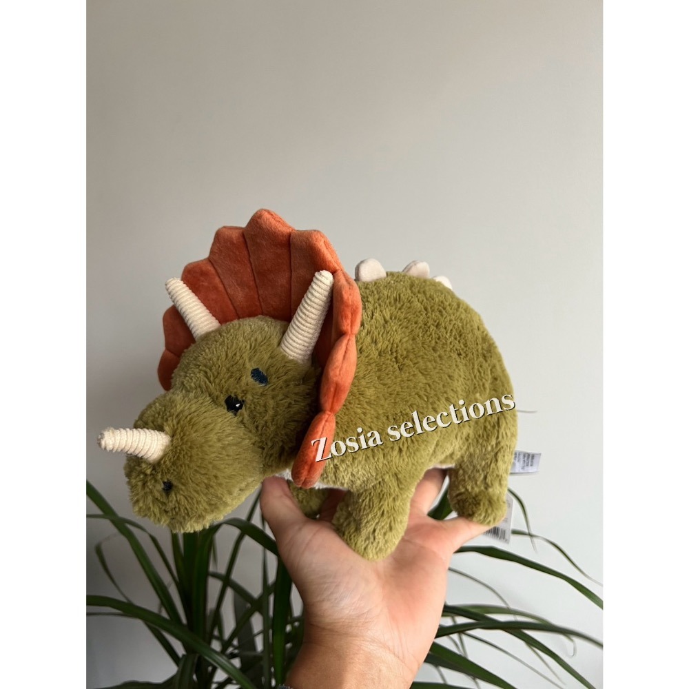 🇫🇷法國直送 Jellycat Archie Dinosaur 阿奇三角龍  退休款 娃娃玩偶-規格圖5