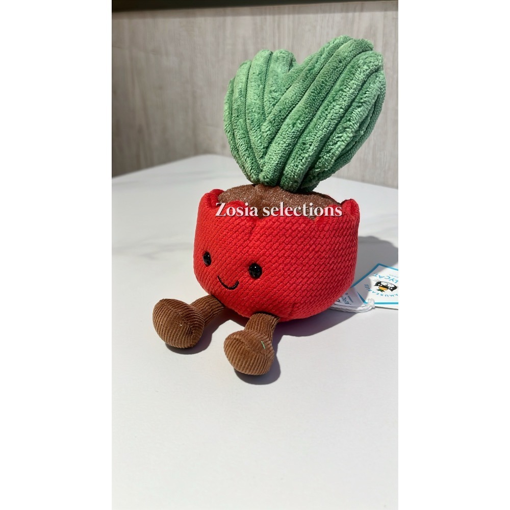 🇫🇷法國直送 Jellycat Amuseables Kerrii Cactus ❤️心型仙人掌盆栽娃娃 裝飾盆栽-細節圖6